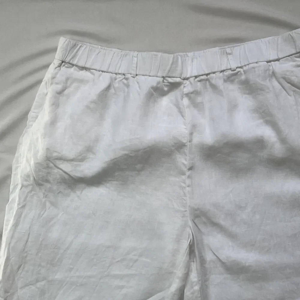 Quince Women's White Trousers